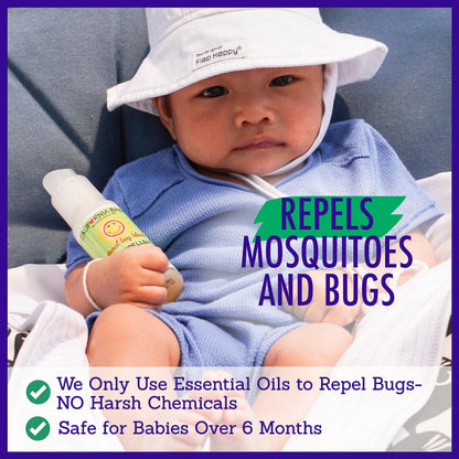 California Baby Natural Bug Repellent Spray | DEET-Free Citronella & Lemongrass | Baby & Adult Safe | 59 mL