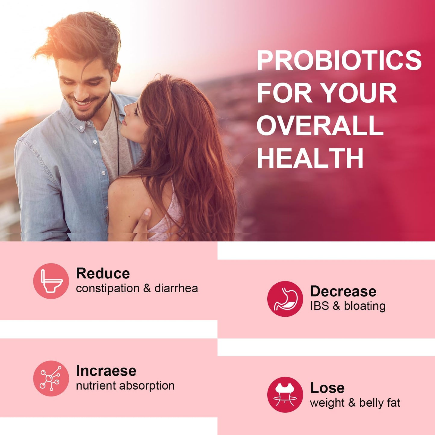 CANLIST Women's Probiotics 120B CFUs | 18 Strains | 60 Capsules | Non-GMO & Vegan