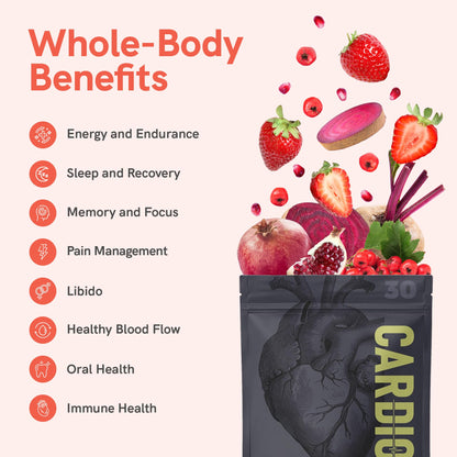 Cardio Miracle Nitric Oxide Supplement — Beet Root & L-Arginine for Circulation and Energy