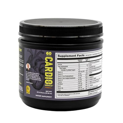 Cardio Miracle Nitric Oxide Supplement – 60 Servings with Beet Root, L-Arginine AKG & L-Citrulline