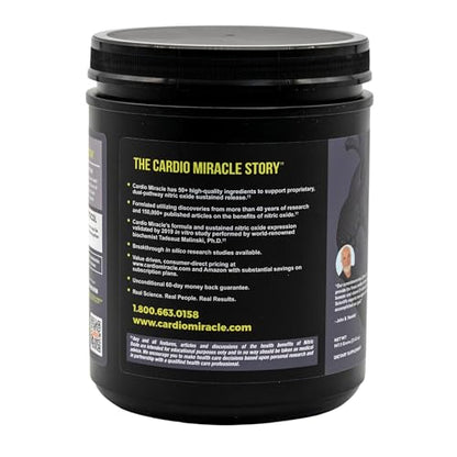 Cardio Miracle Nitric Oxide Supplement — Beet Root & L-Arginine for Circulation and Energy