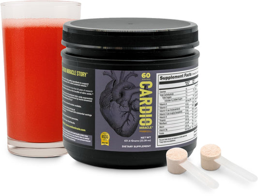 Cardio Miracle Nitric Oxide Supplement – 60 Servings with Beet Root, L-Arginine AKG & L-Citrulline