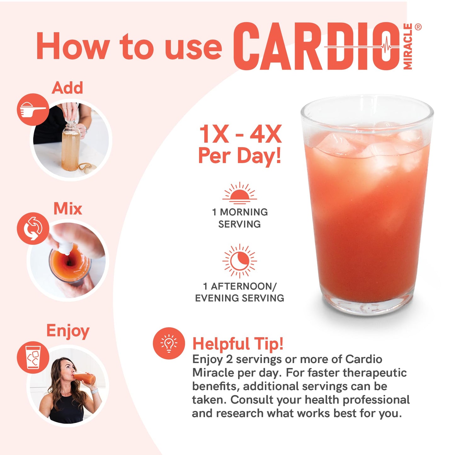 Cardio Miracle Nitric Oxide Supplement — Beet Root & L-Arginine for Circulation and Energy