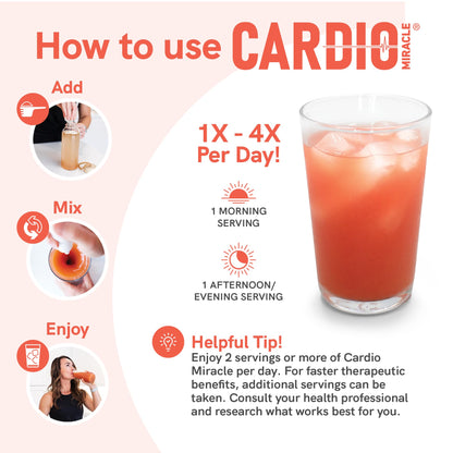 Cardio Miracle Nitric Oxide Supplement — Beet Root & L-Arginine for Circulation and Energy
