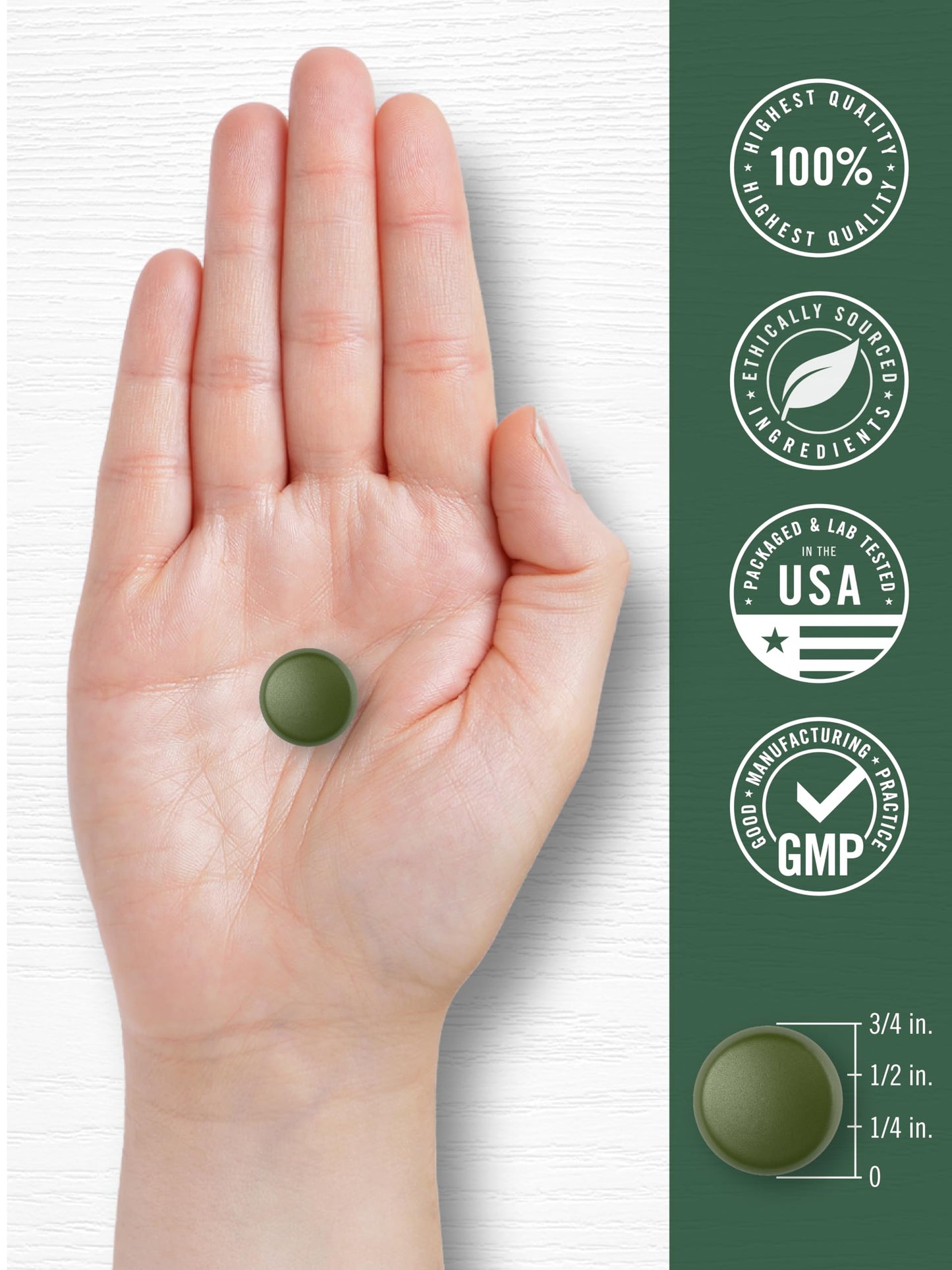 Carlyle Supergreens Gummies – Apple Flavor | 50 Count | Vegan, Non-GMO, Gluten Free