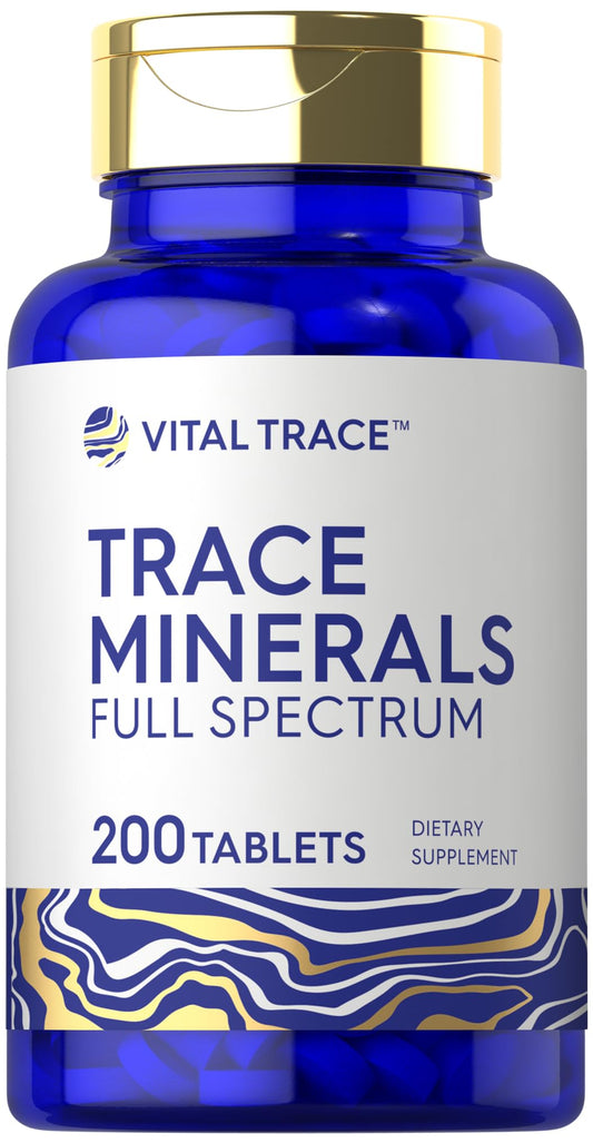 Carlyle Trace Minerals - 200 Tablets | Full Spectrum, Non-GMO & Gluten Free