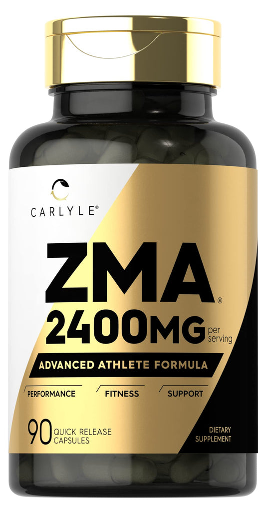 Carlyle ZMA 2400mg Supplement – Men & Women, 90 Count, Non-GMO