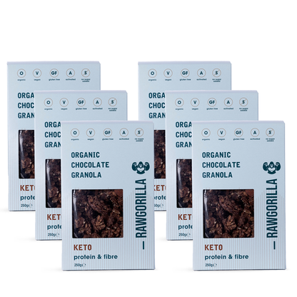Organic Chocolate Granola Cereal Keto - 250g - RAWGORILLA