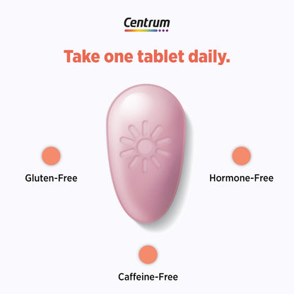 Centrum Clear Mind & Calm Mood Menopause Support Tablets – EnXtra & KSM-66, 30 Count
