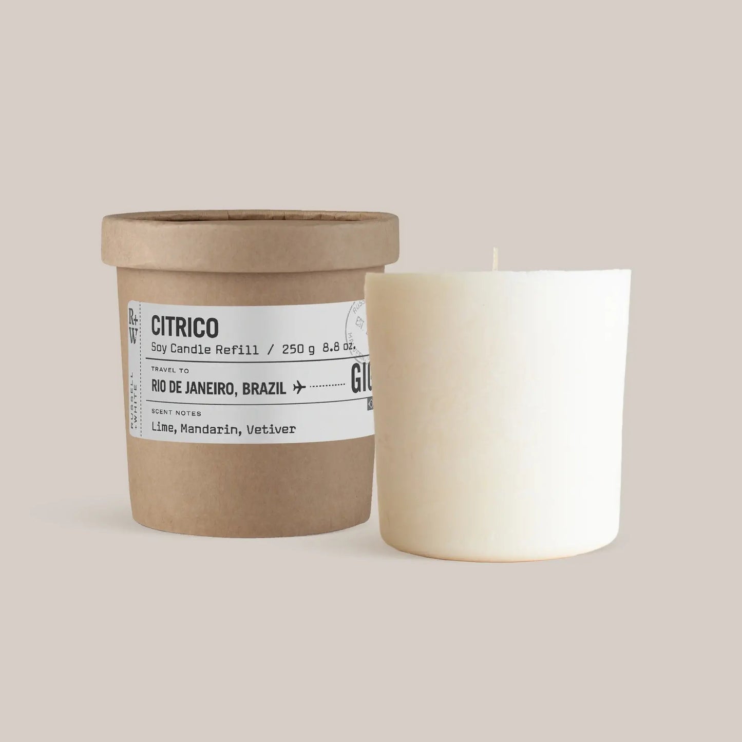 Citrico Scented Candle Refill - HealVia LimitedHealVia LimitedCitrico Scented Candle Refill