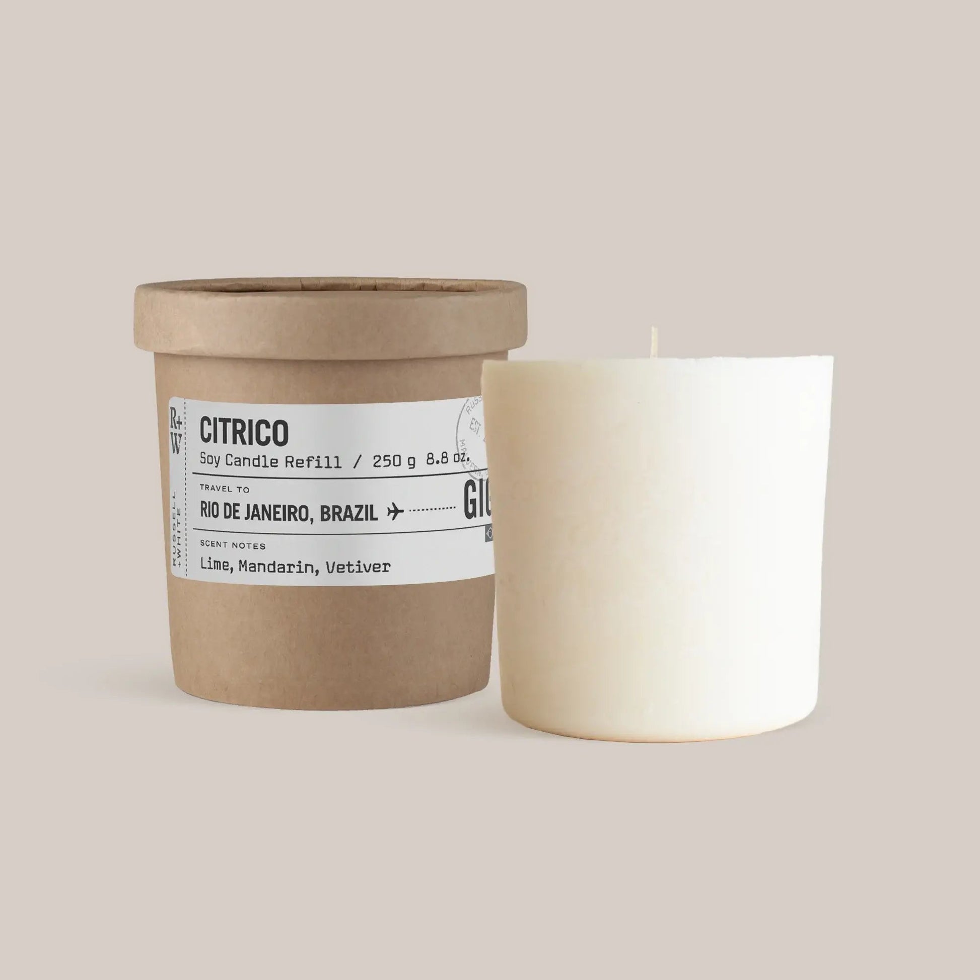 Citrico Scented Candle Refill - HealVia LimitedHealVia LimitedCitrico Scented Candle Refill