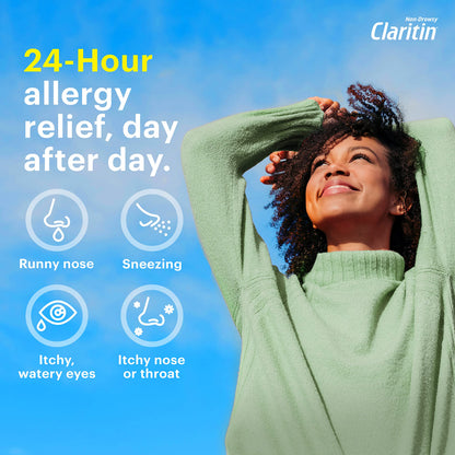 Claritin Liqui-Gels 24-Hour Allergy Relief | Non-Drowsy Loratadine Capsules (60 Count)