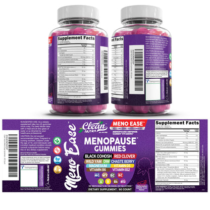 Clean Nutraceuticals Menopause Gummies for Women – Hormone Balance & Night Sweat Support