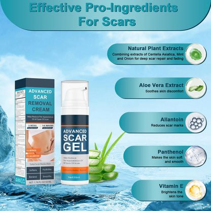 ClearPiny Scar Cream – Advanced Silicone Scar Gel for Old & New Scars (1.76 oz)