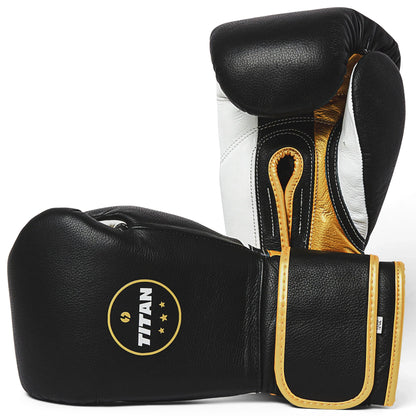 Velocity 3.0 Velcro Boxing Gloves – Midnight Black