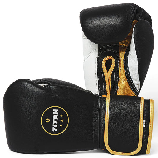 Velocity 3.0 Velcro Boxing Gloves – Midnight Black
