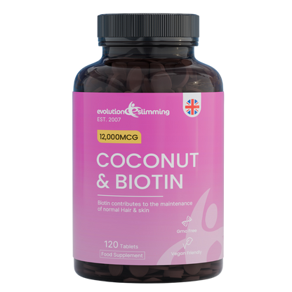 Coconut Oil Biotin Tablets | Hair Beauty & Skin Support