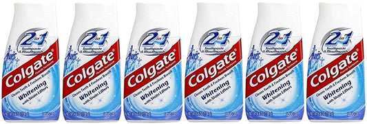 Colgate 2-in-1 Whitening Toothpaste with Stain Lifters 4.6 oz (6-pack)