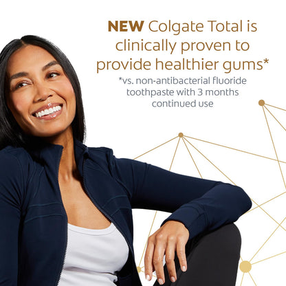 Colgate Total Whitening Toothpaste 24 Pack – Fresh Breath, Whiter Teeth, Sensitivity Relief