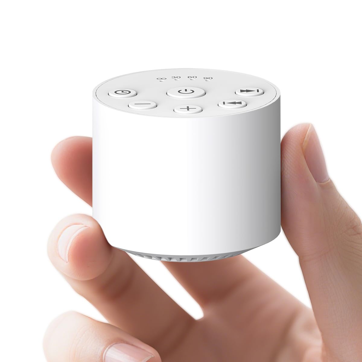 Color Noise Sleep Sound Machine – Portable White Noise with 30 Sounds, 32 Volume Levels, 4 Timers