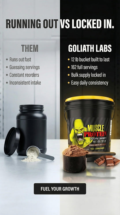 COLOSSAL LABS Muscle Whey Protein Powder – Cookies & Cream, 25,000mg Amino Acids/Serving, Cold-Filtered, 12 lb