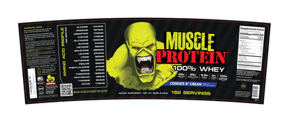 COLOSSAL LABS Muscle Whey Protein Powder – Cookies & Cream, 25,000mg Amino Acids/Serving, Cold-Filtered, 12 lb