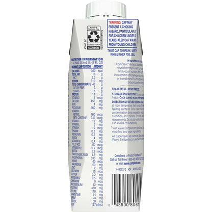 Compleat Pediatric Standard 1.4 Cal Vanilla – Plant-Based Pediatric Tube Feeding Formula, 8.45 oz Carton (24 Ct)