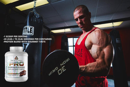 Core Nutritionals Pro Sustained Release Whey Protein Blend – Cookies N Cream, 25g Protein, 2g Carbs, Digestive Enzymes, 5 lb