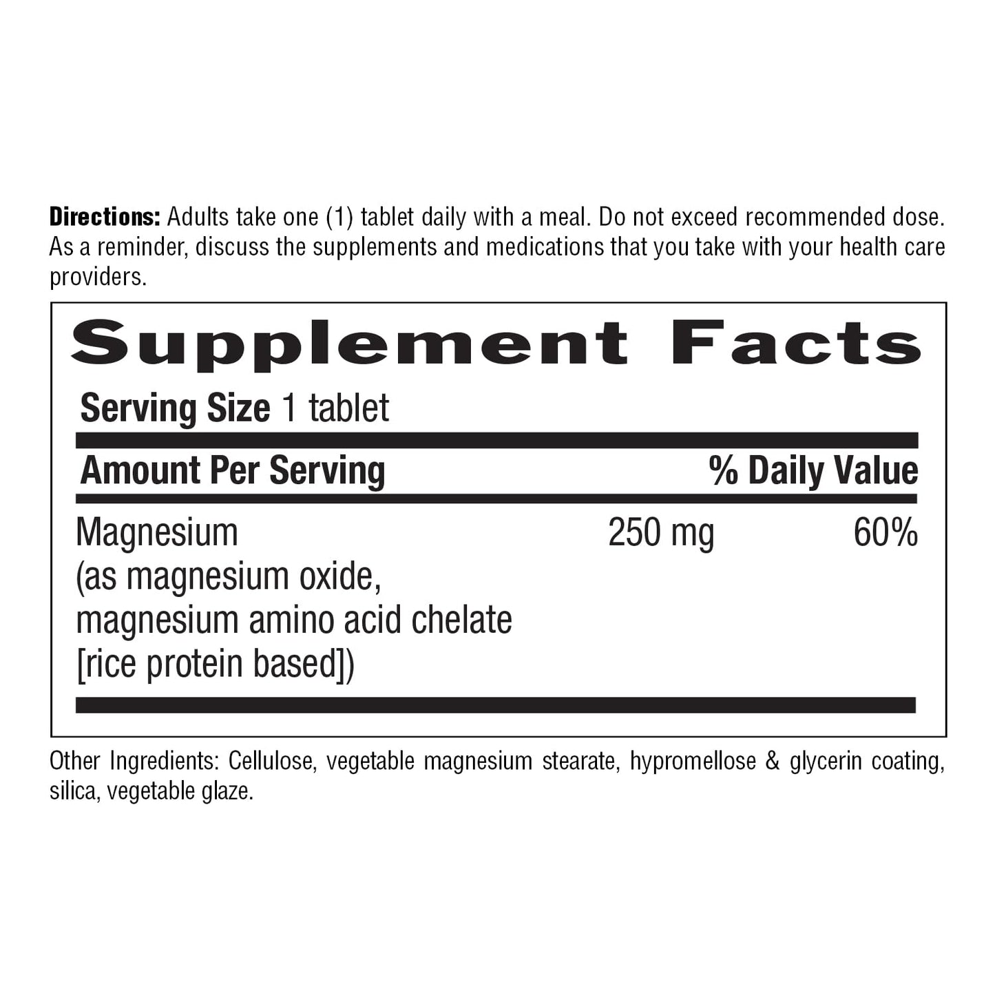 Country Life Chelated Magnesium 250mg – Supports Bone & Immune Health | Daily Supplement 90 ct