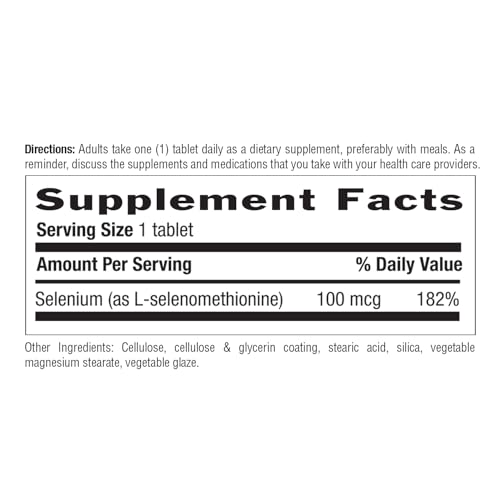 Country Life Selenium – Yeast Free, 100 mcg, 180 Tablets | Immune Support