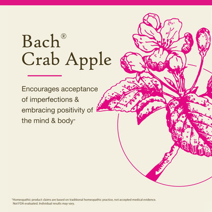 Bach Original Flower Remedies: Crab Apple - Accept Imperfections - 20mL Dropper
