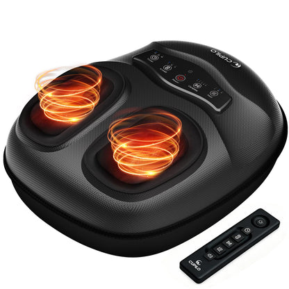 CuPiLo FSA/HSA Foot Massager with Heat & Remote – Shiatsu, 5 Compression Levels