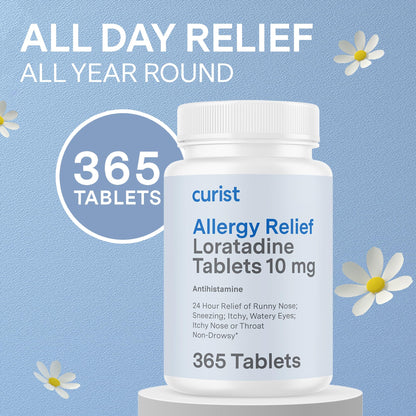 Curist Loratadine 10mg 2 x 365 Tabs | All-Day Non-Drowsy Allergy Relief
