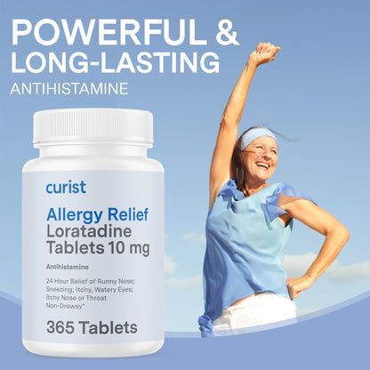 Curist Loratadine 10mg 2 x 365 Tabs | All-Day Non-Drowsy Allergy Relief