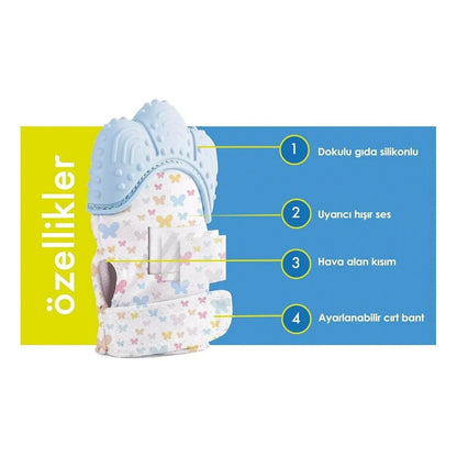 baby toys Baby Teething Mittens Pink