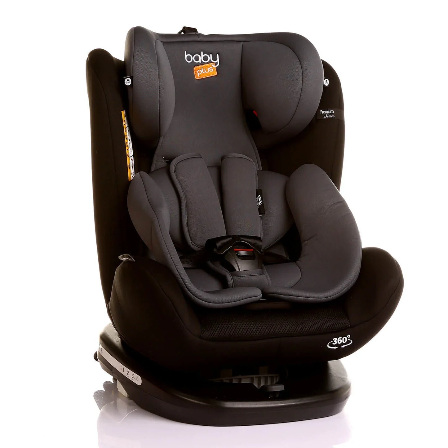 baby plus Orbitfix Group 0/1 Baby Car Seat - Black Grey