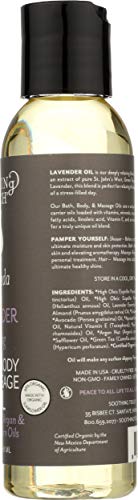 Soothing Touch Ayurveda Bath & Massage Oil – Calming Lavender, 4 Oz
