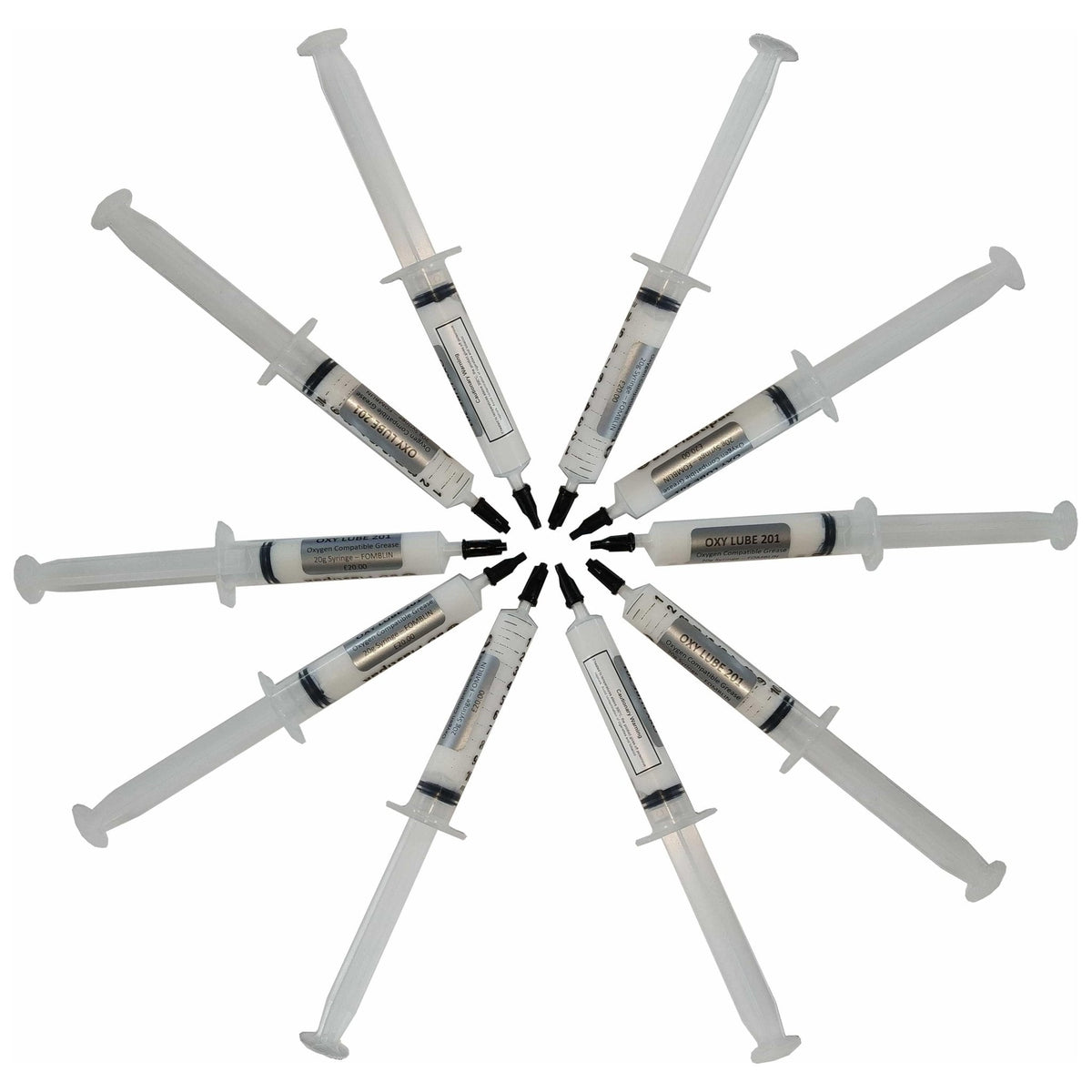 DC Marine - Oxy Lube 201 - OXYGEN COMPATIBLE GREASE - 20g Syringe