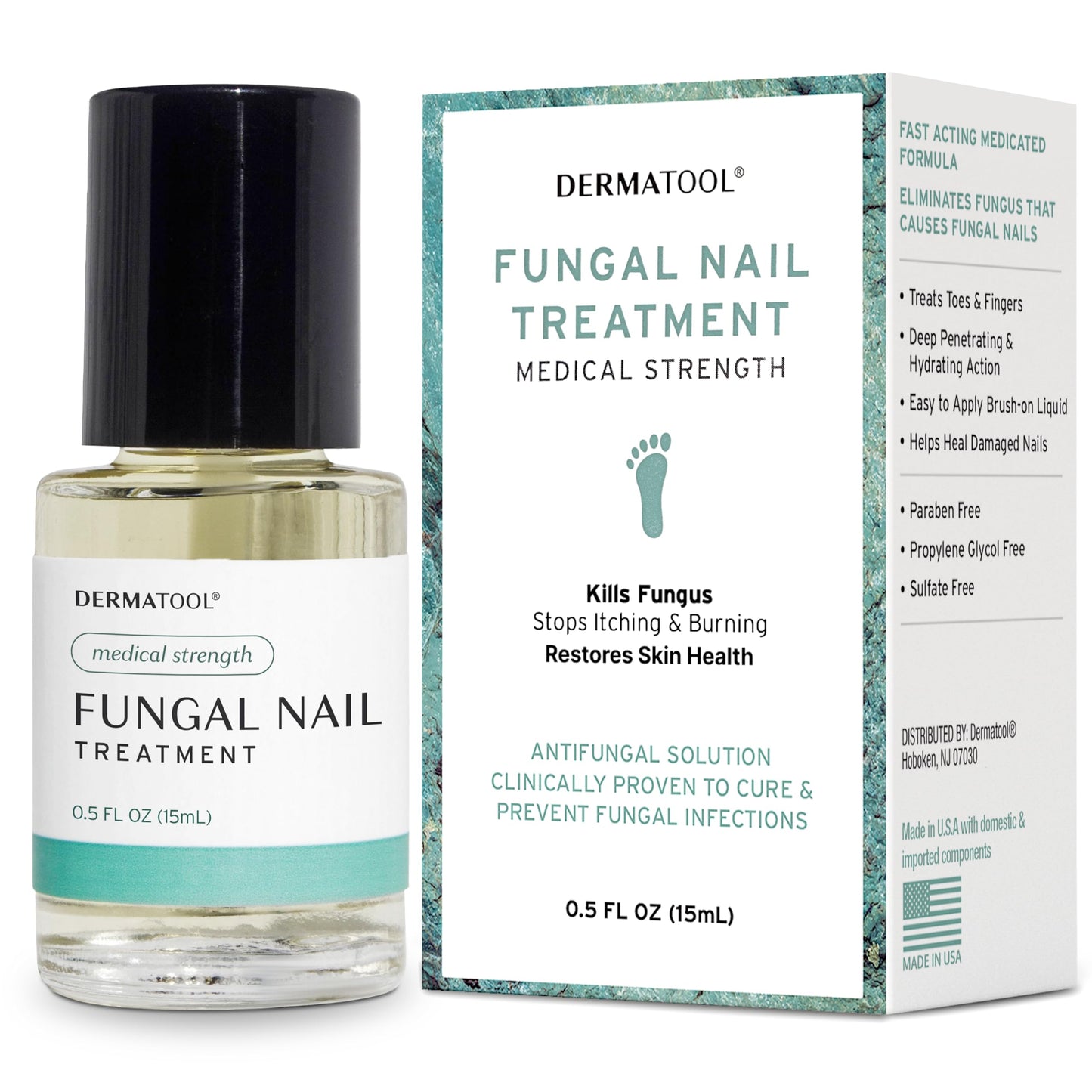 DERMATOOL Toenail Fungus Treatment – Extra Strength Tolnaftate Solution for Nails