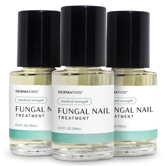 علاج فطريات أظافر القدم بقوة إضافية من DERMATOOL – محلول مضاد للفطريات مثبت سريريًا (عبوة من 3)