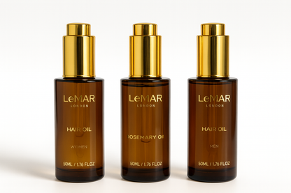 مجموعة زيوت ليمار للشعر للرجال والنساء وزيت إكليل الجبل