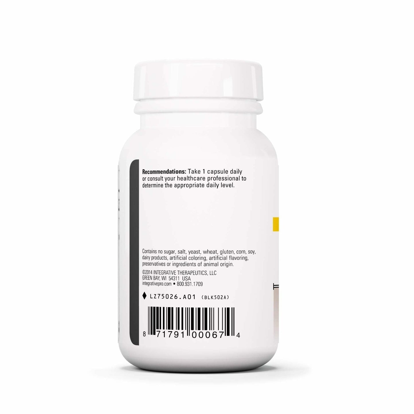 Integrative Therapeutics DHEA-25 - 60 Capsules - Vegan, Gluten-Free & Dairy-Free
