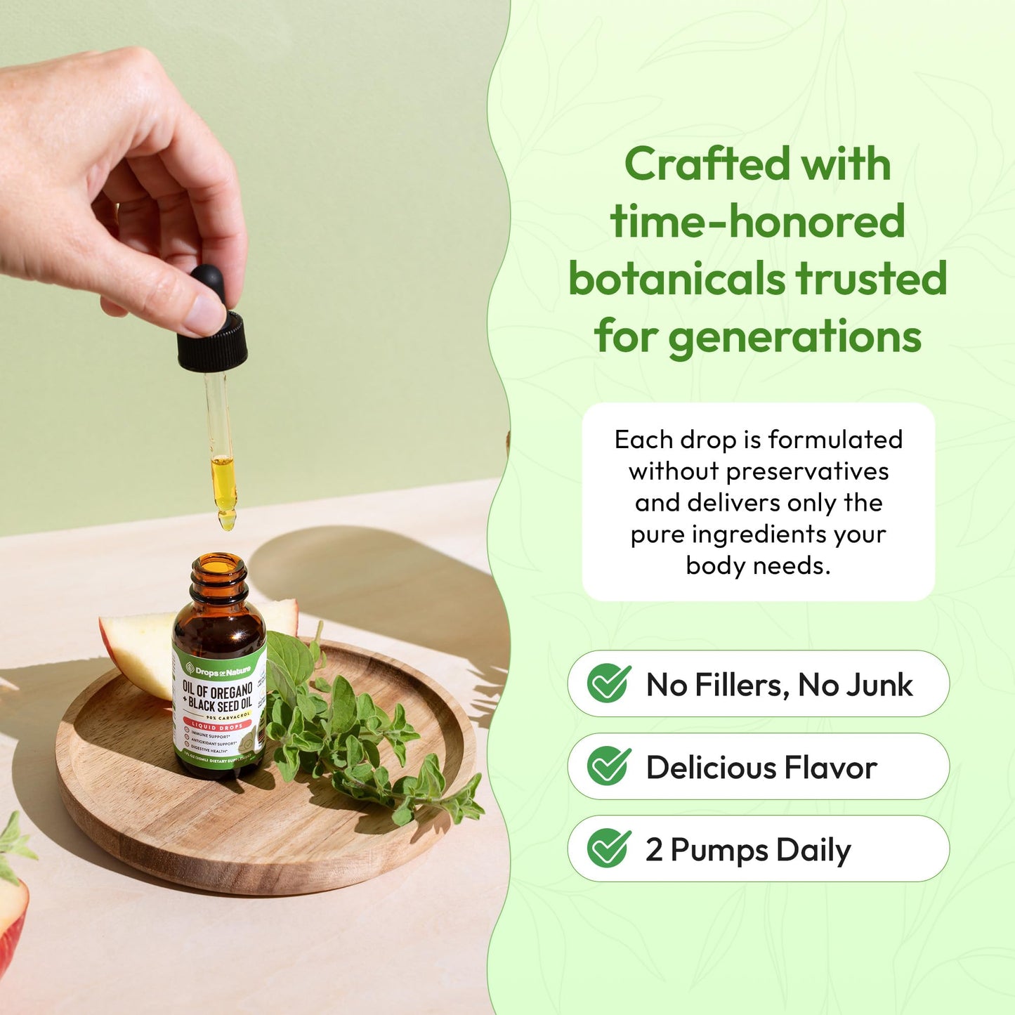 Oil of Oregano with Black Seed Oil – 90% Carvacrol, Black Currant Seed Oil (30mL) – Immune & Digestive Support