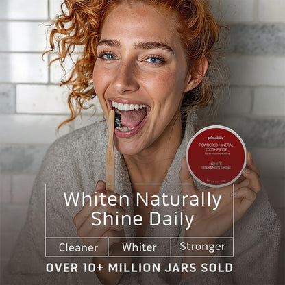 Dirty Mouth Toothpowder – Ignite Cinnamon | Vegan, Natural Kaolin & Bentonite Clays | Primal Life Organics