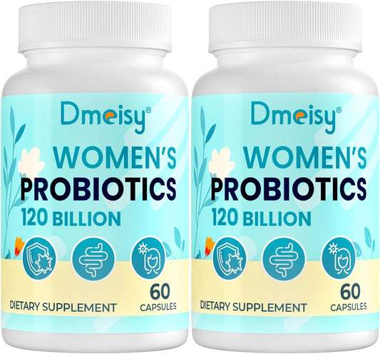 Dmeisy 120 Billion CFU Probiotic for Menopause Support – 120 Capsules