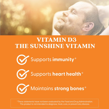 Doctor's Best Vitamin D3 5,000 IU – Immune Support, Bone & Heart Health | 360 Count (Pack of 1) | Non-GMO, Gluten-Free, Soy Free