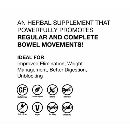 Dr. Schulze's Intestinal Formula #1 — Plant-Based Bowel Movement Support (250 Count)