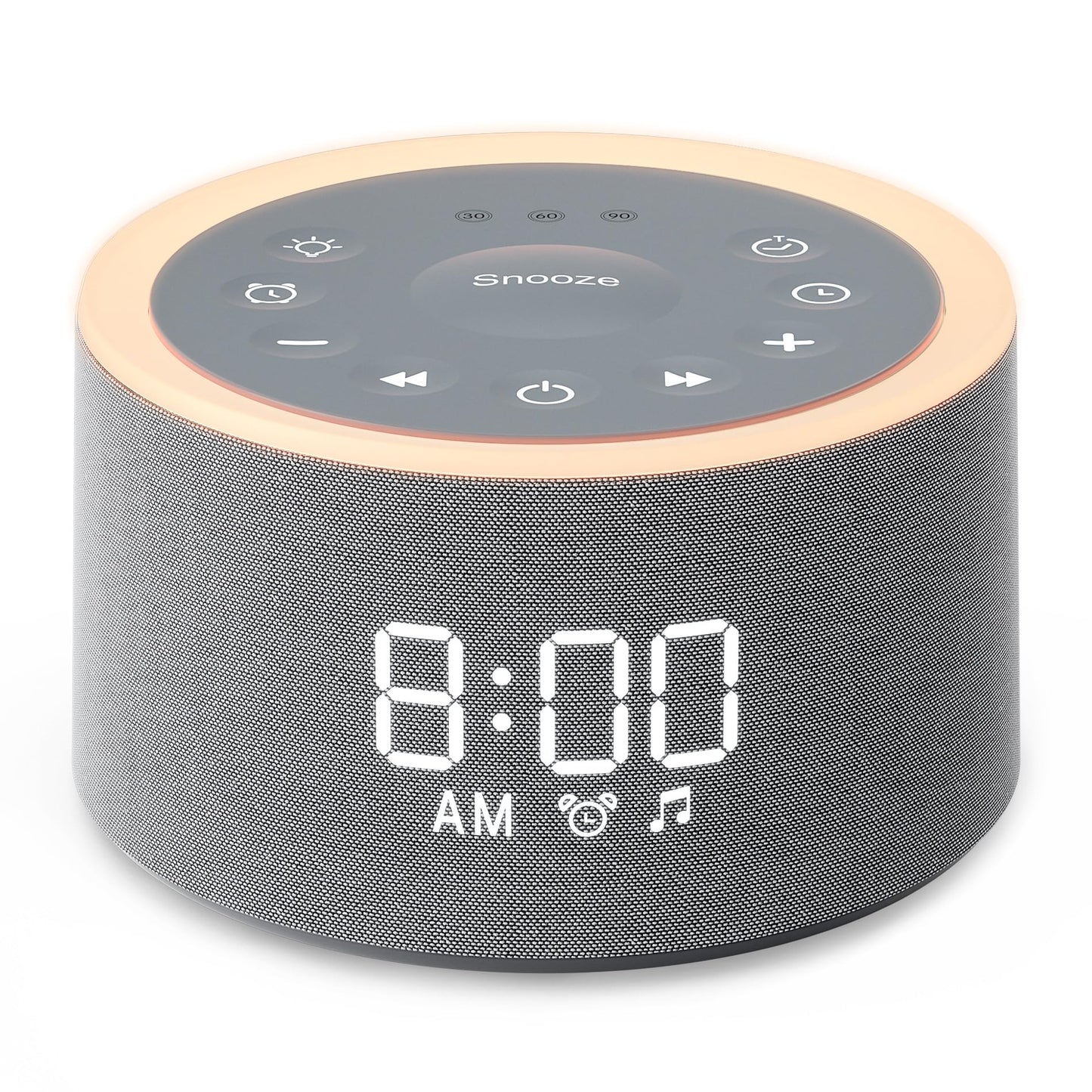 Dreamegg D1+ Sound Machine & Alarm Clock — 29 Soothing Sounds, Dimmable Night Light
