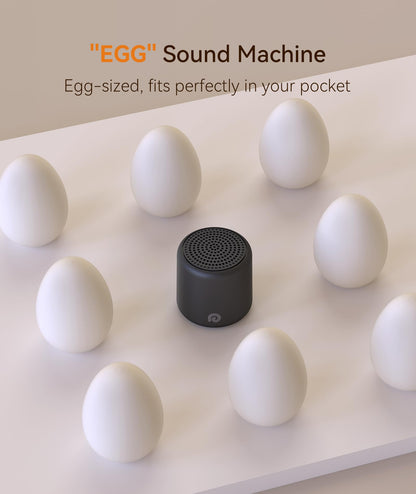 Dreamegg Travel Sound Machine — Ultra-Portable Sleep Aid with 16 Nature Sounds