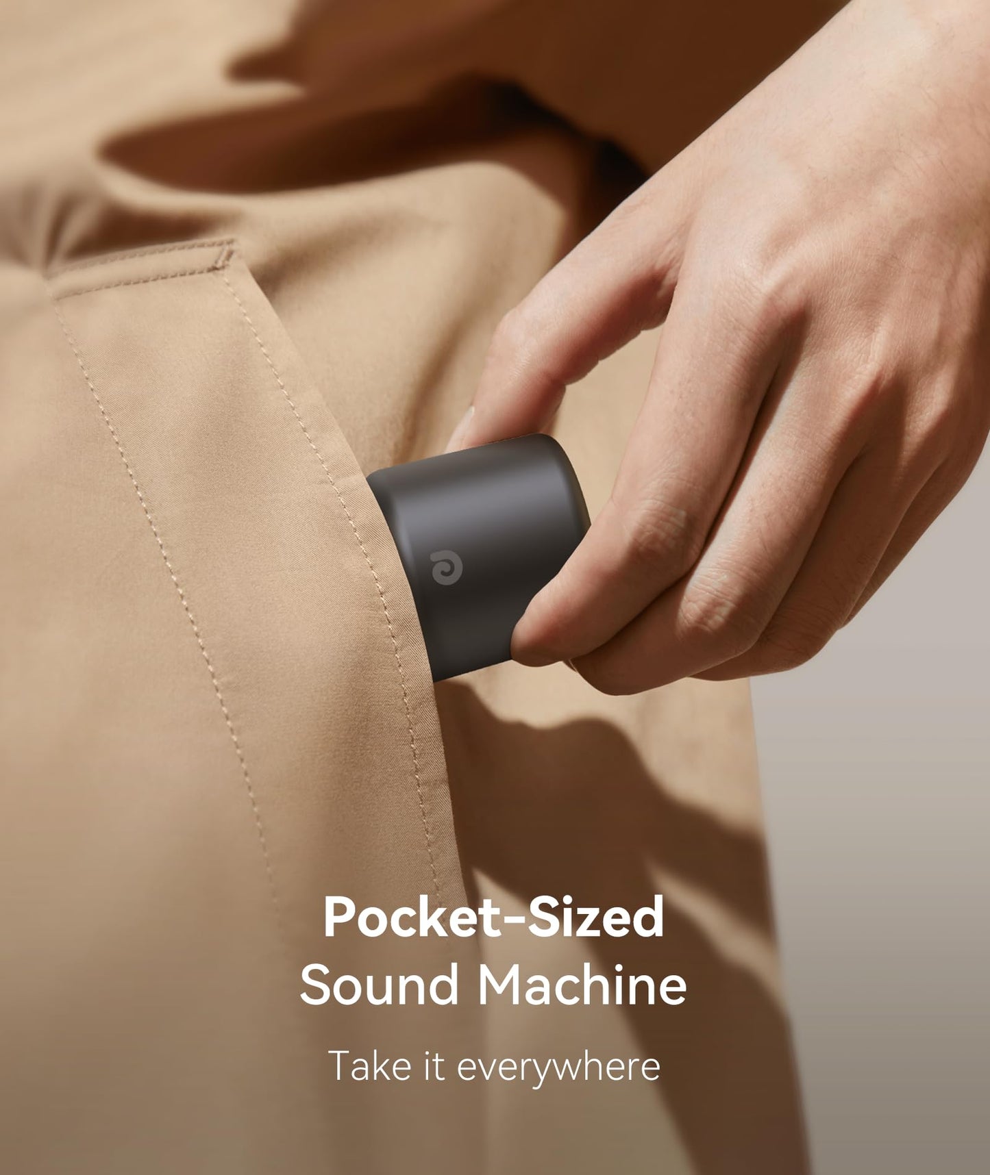 Dreamegg Travel Sound Machine — Ultra-Portable Sleep Aid with 16 Nature Sounds